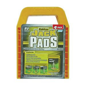 Camco 6-3/16 in. x 6-3/16 in. Stabilizer Jack Pad, 4-Packimage