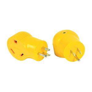Camco 2093367 15A Male to 30A Female 90-Degree Electrical Adapterimage