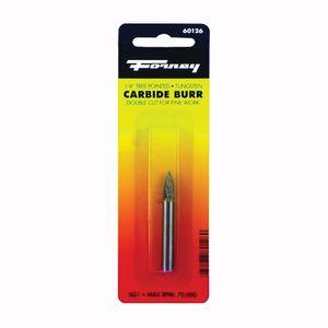Forney Industries 1/4 in. Tree Pointed Tungsten Carbide Burr 8910473image