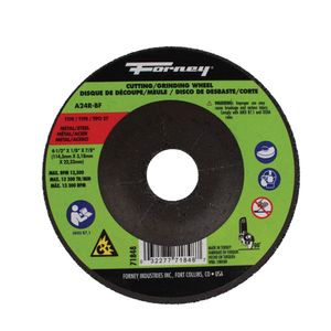 Forney 4-1/2 in. x 1/8 in. Metal Cut-Off Wheelimage