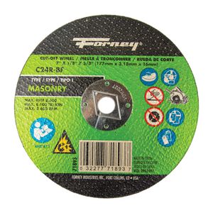 Forney Industries 7 in. Masonry Cut-Off Wheelimage