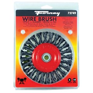 Forney 6 in. Twist Knot Wire Wheel Brushimage