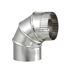 Lambro Industries 3 in. Aluminum Adjustable Duct Elbowimage