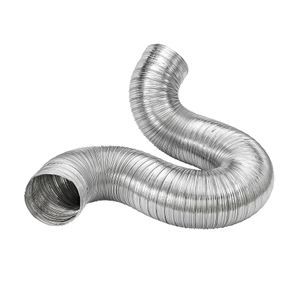 Lambro Industries 7 in. x 8 ft. Flexible Semi-Rigid Aluminum Ductimage