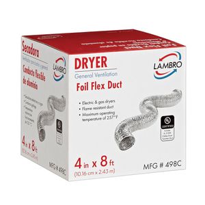 Lambro Industries 4 in. x 8 ft. Flexible Air Connectorimage