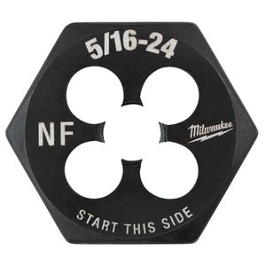 Milwaukee 0327643 5/16-24 NF Hex Threading Dieimage