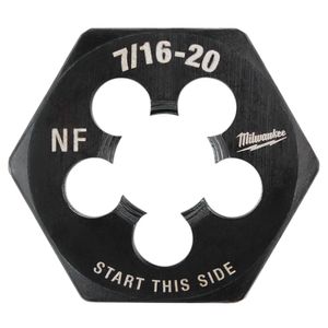 Milwaukee 7/16 in.-20 NF Hex Threading Dieimage