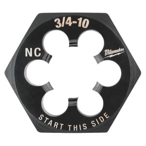 Milwaukee 3/4 in.-10 NC Hex Threading Dieimage