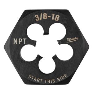 Milwaukee 0327825 3/8 in. - 18 NPT Hex Threading Dieimage