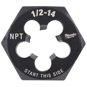 Milwaukee 1/2 in.-14 NPT Hex Threading Dieimage