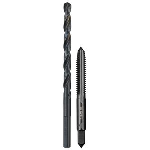 Milwaukee 1/4 in.-20 NC Plug Tap and Drill Bit Setimage