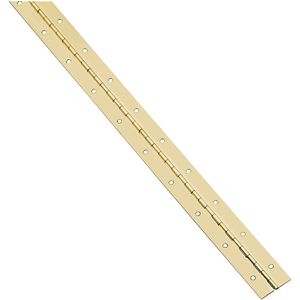 National Hardware 1-1/16 in. x 30 in. Brass Continuous Cabinet Hingeimage