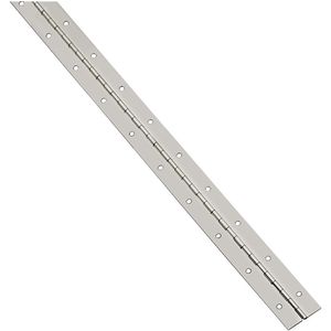 National Hardware 1-1/16 in. x 30 in. Nickel Continuous Cabinet Hingeimage