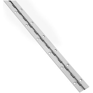 National Hardware 1-1/16 in. x 48 in. Nickel Continuous Cabinet Hingeimage