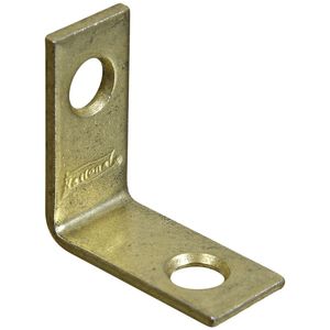 National Hardware 1 in. x 1/2 in. Brass Corner Braceimage