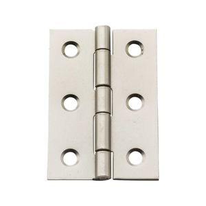 National Hardware 2 in. x 1-3/8 in. Satin Nickel Decorative Broad Hingeimage