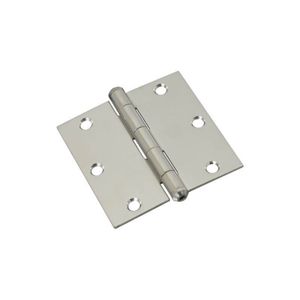National Hardware 3-1/2 in. Stainless Steel Square Corner Door Hingeimage