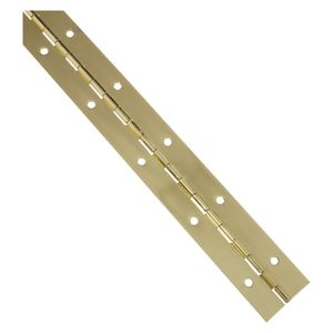 National Hardware 1-1/2 in. x 12 in. Brass Continuous Hingeimage