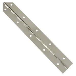 National Hardware 1-1/2 in. x 12 in. Nickel Continuous Hingeimage