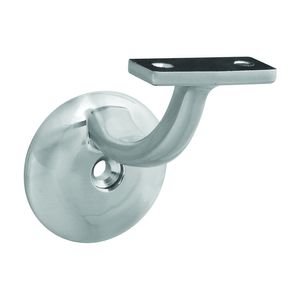 National Hardware Satin Nickel 1-Piece Handrail Bracketimage