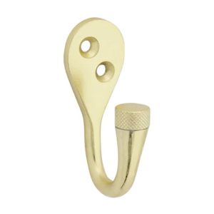 National Hardware Powell Brushed Gold Knurled Hookimage