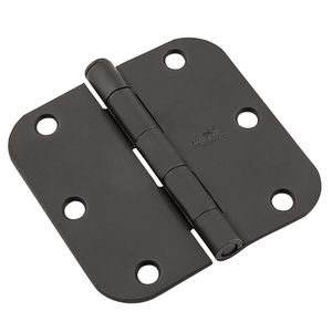 National Hardware 3-1/2 in. Black Door Hingeimage