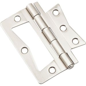 National Hardware 3 in. Satin Nickel Surface Mount Specialty Hingeimage