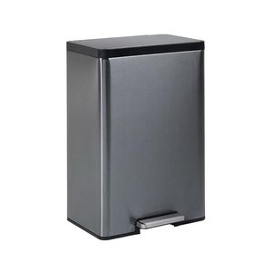 Rubbermaid 13 gal. Charcoal Step-On Trash Canimage
