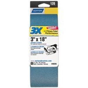 Norton Abrasive 3 in. x 18 in. 80 Grit Sanding Beltimage