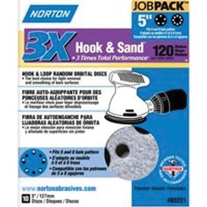 Norton Abrasive 5 in. Hook and Loop Sanding Discimage