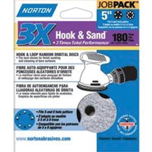 Norton 5 in. 180 Grit Hook and Loop Sanding Discimage