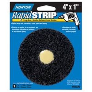 Norton Abrasive 4 in. x 1 in. Rapid Strip Sanding Discimage