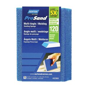 Norton Abrasive 3310018 120 Grit Multi-Angle Sanding Spongeimage