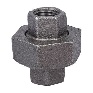 ProSource 1/4 in. Black Malleable Iron Pipe Unionimage