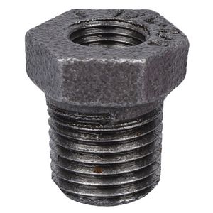 ProSource 1/4 in. x 1/8 in. Black Hex Bushingimage