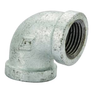 ProSource 3/4 in. x 1/2 in. 90-Degree Galvanized Reducing Pipe Elbowimage