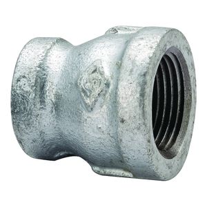 ProSource 3/4 in. x 3/8 in. Galvanized Reducing Couplingimage