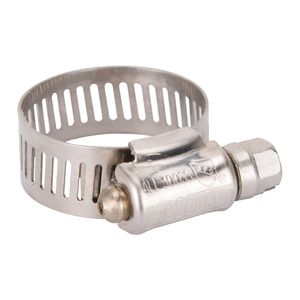 ProSource 1/2 in. - 1-1/8 in. Stainless Steel Interlocked Hose Clampimage