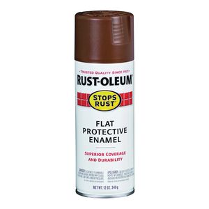 Rust-Oleum 12 oz. Flat Brown Rust Preventative Spray Paintimage