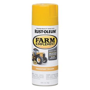 Rust-Oleum 12 oz. Gloss Transport Yellow Farm Equipment Spray Paintimage