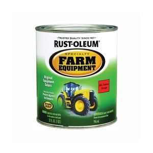 Rust-Oleum 1 qt. Allis Chalmers Orange Stops Rust Farm Equipment Paintimage