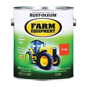 Rust-Oleum 1 gal. Allis Chalmers Orange Stops Rust Farm Equipment Paintimage