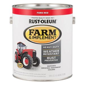Rust-Oleum 1 gal. Ford Red Gloss Farm Equipment Paintimage