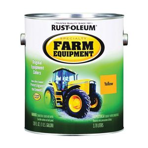Rust-Oleum Stops Rust 1 gal. Caterpillar Yellow Farm Equipment Paintimage