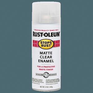 Rust-Oleum 12 oz. Matte Clear Enamel Spray Paintimage