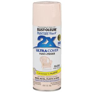 Rust-Oleum 12 oz. Gloss Pink Peony Painters Touch 2X Ultra Cover Spray Paintimage