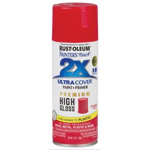 Rust-Oleum 12 oz. Painters Touch 2X Ultra Cover Strawberry Fields High-Gloss Spray Paintimage