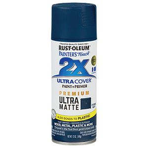 Rust-Oleum Painters Touch 2X Ultra Cover 12 oz. Matte Evening Navy Spray Paintimage