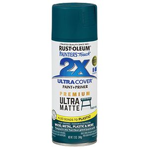 Rust-Oleum 12 oz. Painters Touch 2X Ultra Cover Matte Deep Teal Spray Paintimage