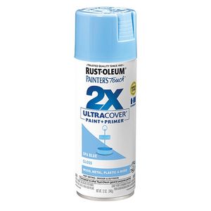 Rust-Oleum Painters Touch 2X Ultra Cover 12 oz. Gloss Spa Blue Spray Paintimage